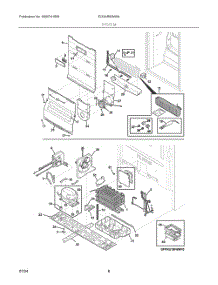 04 - System parts for Electrolux Refrigerator EI33AR80WS4 from AppliancePartsPros.com