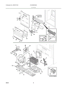 04 - System parts for Electrolux Refrigerator EI33AR80WSA from AppliancePartsPros.com