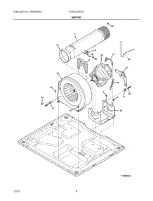 05 - Motor parts for Electrolux Dryer EIMGD55IIW5 from AppliancePartsPros.com