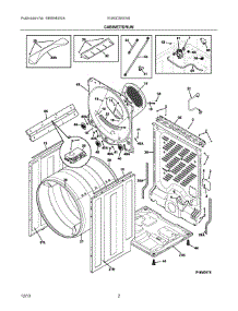 02 - Cabinet / Drum parts for Electrolux Dryer EIMGD55IIW5 from AppliancePartsPros.com
