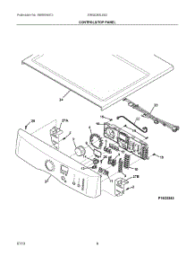 04 - Controls / Top Panel parts for Electrolux Dryer EIMGD60LSS3 from AppliancePartsPros.com