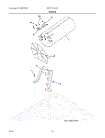 06 - Burner parts for Electrolux Dryer ELFE7437AG0 from AppliancePartsPros.com
