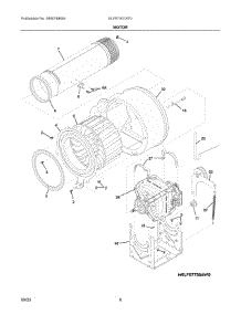 05 - Motor parts for Electrolux Dryer ELFE7437AT0 from AppliancePartsPros.com
