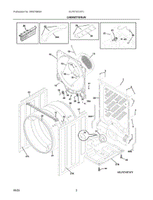 02 - Cabinet / Drum parts for Electrolux Dryer ELFE7437AT0 from AppliancePartsPros.com