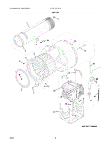 05 - Motor parts for Electrolux Dryer ELFE743CAT0 from AppliancePartsPros.com