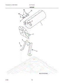 06 - Burner parts for Electrolux Dryer ELFE753CAW1 from AppliancePartsPros.com