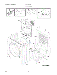 02 - Cabinet / Drum parts for Electrolux Dryer ELFE762CBW0 from AppliancePartsPros.com