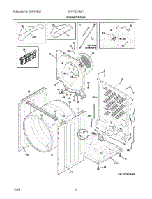 02 - Cabinet / Drum parts for Electrolux Dryer ELFE7637AW1 from AppliancePartsPros.com
