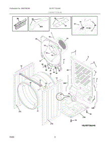02 - Cabinet / Drum parts for Electrolux Dryer ELFE773CAA0 from AppliancePartsPros.com