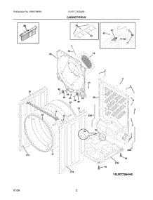 02 - Cabinet / Drum parts for Electrolux Dryer ELFE773CMW0 from AppliancePartsPros.com
