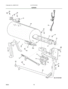 06 - Burner parts for Electrolux Dryer ELFG7437AG0 from AppliancePartsPros.com