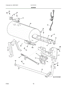 06 - Burner parts for Electrolux Dryer ELFG7537AW1 from AppliancePartsPros.com