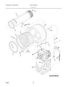 05 - Motor parts for Electrolux Dryer ELFG7738AA0 from AppliancePartsPros.com