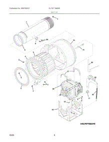 05 - Motor parts for Electrolux Dryer ELFG7738AW0 from AppliancePartsPros.com
