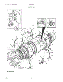 04 - Motor / Tub parts for Electrolux Washer ELFW7337AW1 from AppliancePartsPros.com