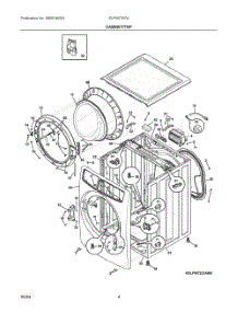 03 - Cabinet / Top parts for Electrolux Washer ELFW7337AW1 from AppliancePartsPros.com