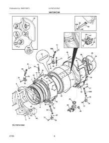 04 - Motor / Tub parts for Electrolux Washer ELFW7437AW1 from AppliancePartsPros.com