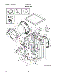 03 - Cabinet / Top parts for Electrolux Washer ELFW7437AW1 from AppliancePartsPros.com