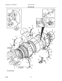 04 - Motor / Tub parts for Electrolux Washer ELFW7437AW2 from AppliancePartsPros.com