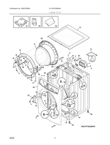 03 - Cabinet / Top parts for Electrolux Washer ELFW7626BW0 from AppliancePartsPros.com