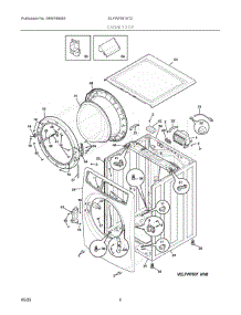 03 - Cabinet / Top parts for Electrolux Washer ELFW7637AT2 from AppliancePartsPros.com