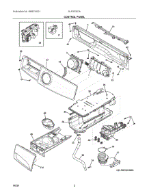 02 - Control Panel parts for Electrolux Washer ELFW7637AW1 from AppliancePartsPros.com