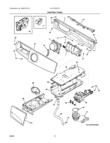 02 - Control Panel parts for Electrolux Washer ELFW7637BW1 from AppliancePartsPros.com