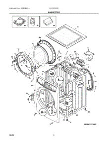 03 - Cabinet / Top parts for Electrolux Washer ELFW7637BW1 from AppliancePartsPros.com
