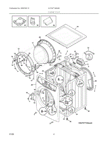 03 - Cabinet / Top parts for Electrolux Washer ELFW7738AW0 from AppliancePartsPros.com