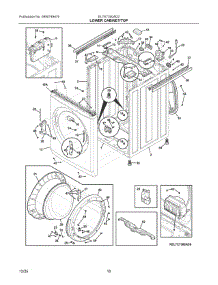 05 - Lower Cabinet / Top parts for Electrolux Dryer ELTE7300AD0 from AppliancePartsPros.com