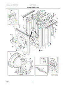 05 - Lower Cabinet / Top parts for Electrolux Washer ELTE730CAD0 from AppliancePartsPros.com