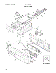 04 - Control Panel parts for Electrolux Washer ELTE730CAD0 from AppliancePartsPros.com