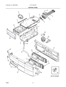04 - Control Panel parts for Electrolux Dryer ELTE730CAW0 from AppliancePartsPros.com