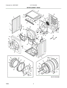 02 - Dryer Cabinet  /  Drum parts for Electrolux Dryer ELTE730CAW0 from AppliancePartsPros.com