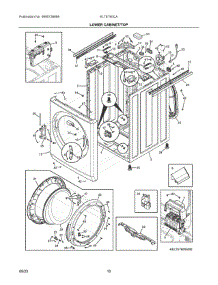 05 - Lower Cabinet / Top parts for Electrolux Washer ELTE760CAW0 from AppliancePartsPros.com