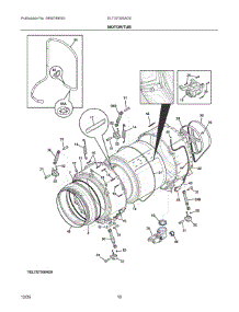 06 - Motor / Tub parts for Electrolux Dryer ELTG7300AD0 from AppliancePartsPros.com