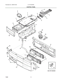 04 - Control Panel parts for Electrolux Dryer ELTG7300AW0 from AppliancePartsPros.com