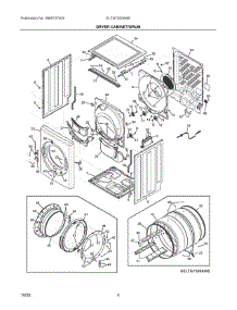 02 - Dryer Cabinet / Drum parts for Electrolux Dryer ELTG7300AW0 from AppliancePartsPros.com