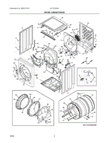 02 - Dryer Cabinet / Drum parts for Electrolux Dryer ELTG7600AT0 from AppliancePartsPros.com