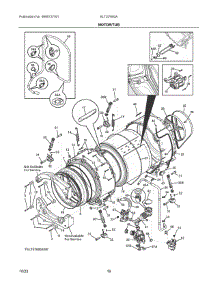 06 - Motor / Tub parts for Electrolux Dryer ELTG7600AW0 from AppliancePartsPros.com