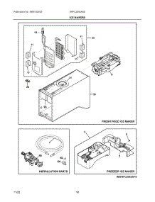 09 - Ice Makers parts for Electrolux Refrigerator ERFC2393AS0 from AppliancePartsPros.com