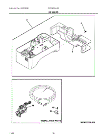 08 - Ice Maker parts for Electrolux Refrigerator ERFG2393AS0 from AppliancePartsPros.com