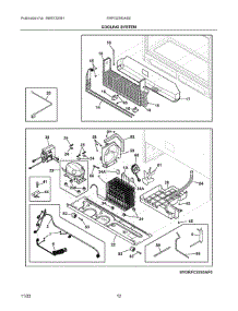 06 - Cooling System parts for Electrolux Refrigerator ERFG2393AS0 from AppliancePartsPros.com