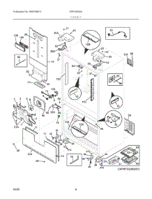 04 - Cabinet parts for Electrolux Refrigerator ERFG2393AS2 from AppliancePartsPros.com