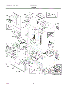 04 - Cabinet parts for Electrolux Refrigerator ERFG2393AS4 from AppliancePartsPros.com