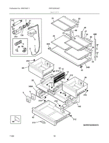 05 - Shelves parts for Electrolux Refrigerator ERFG2393AS7 from AppliancePartsPros.com