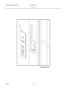 07 - Controls parts for Electrolux Refrigerator ERFG2393AS7 from AppliancePartsPros.com