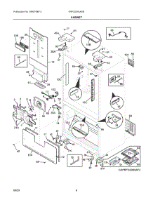 04 - Cabinet parts for Electrolux Refrigerator ERFG2393ASB from AppliancePartsPros.com