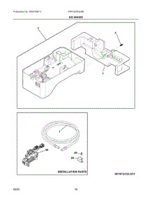 08 - Ice Maker parts for Electrolux Refrigerator ERFG2393ASB from AppliancePartsPros.com