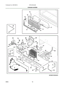 06 - Cooling System parts for Electrolux Refrigerator ERFG2393ASB from AppliancePartsPros.com